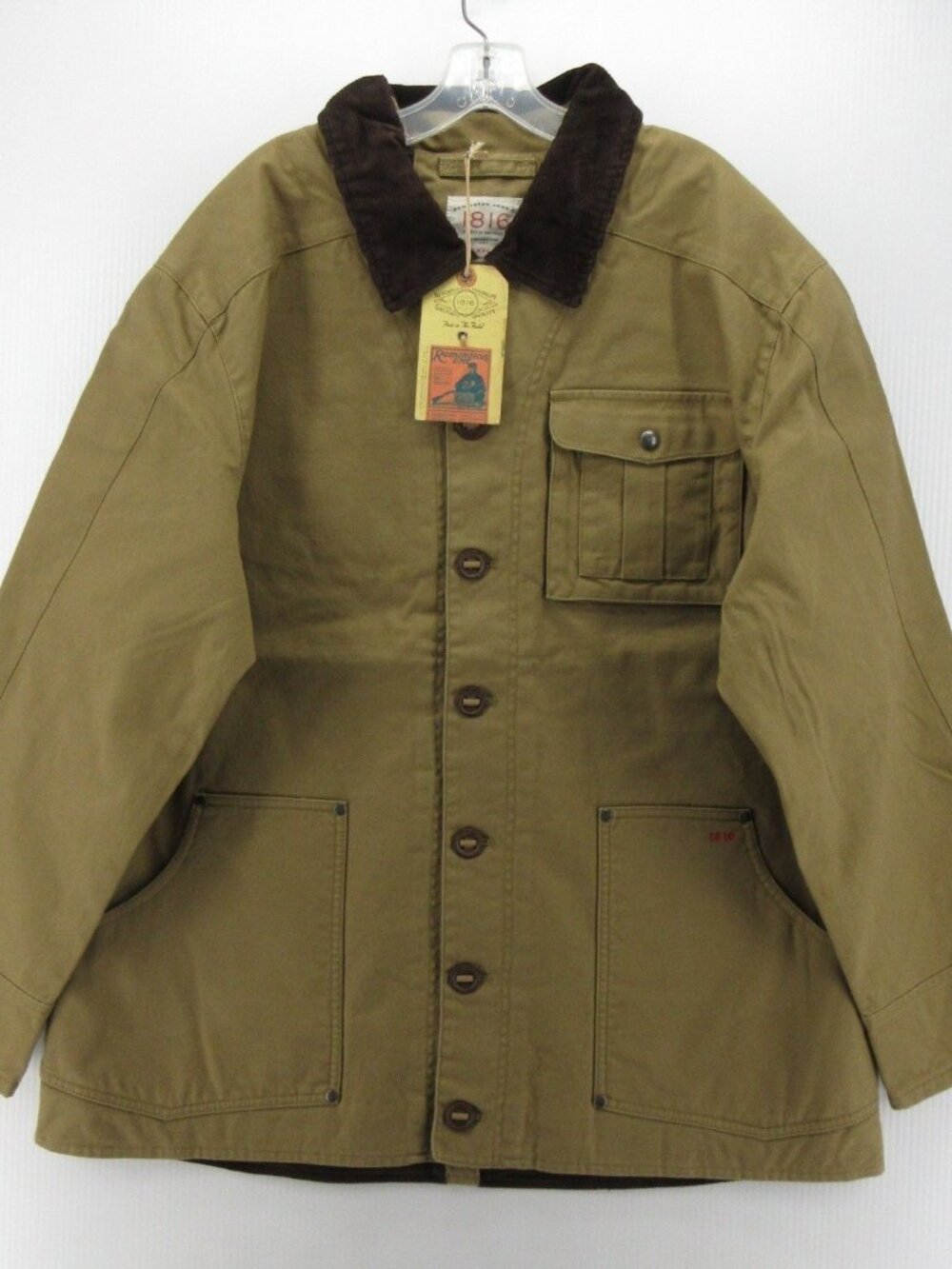 Remington Jacket XXL 1816 Barn Chore Canvas Plaid Lined Hunting NEW